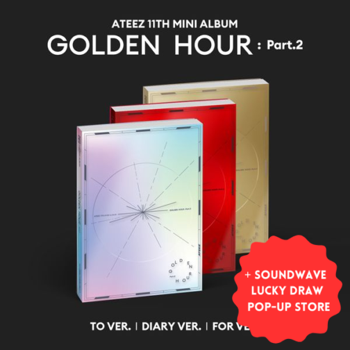 ATEEZ - GOLDEN HOUR: Part.2 (z dodatkiem soundwave LUCKY DRAW POP-UP STORE)