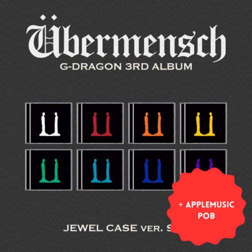 [PREORDER] G-DRAGON - Übermensch (JEWEL ver.) (z dodatkiem applemusic)